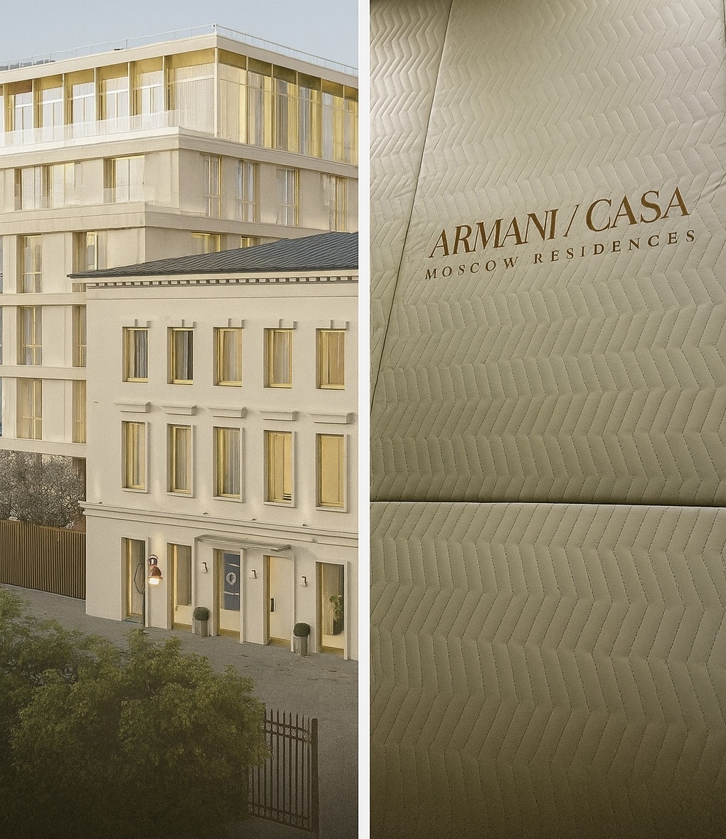 Защитные панели для лифта в жилом комплексе Armani Casa
